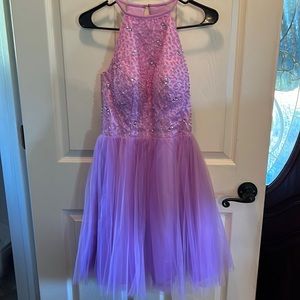 Purple beaded and Tulle party dress. Worn once.